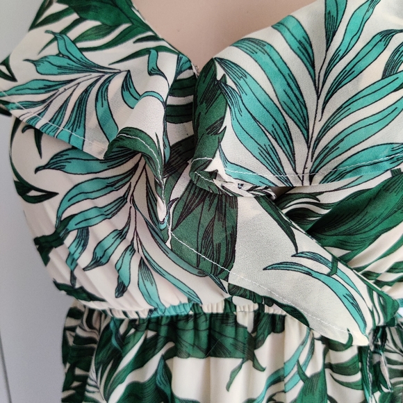 Tropical palm 🌴 print maxi - Picture 11 of 13